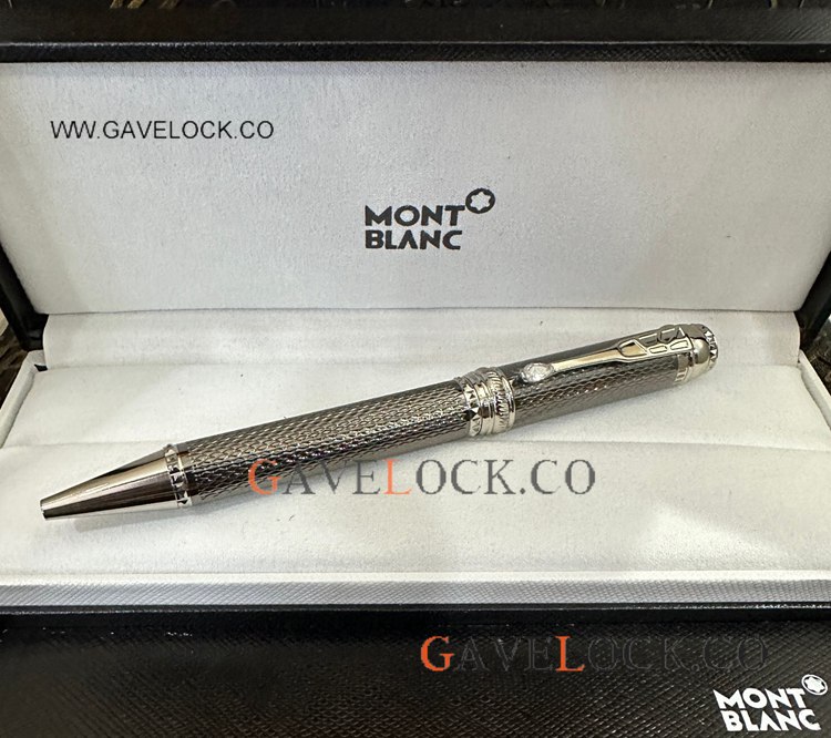 Replica Mont blanc Diamond Clip Ballpoint Pen Scipione Borghese